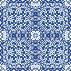 Antique portuguese azulejo ceramic.