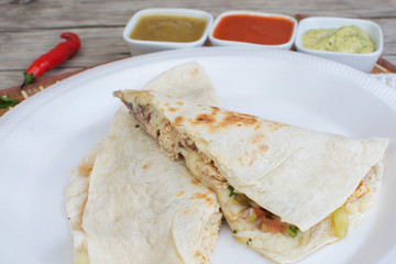 Chicken quesadilla