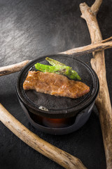高級ブランド和牛で焼肉　Japanese style luxury grilled beef