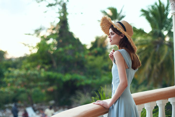 young woman in the park