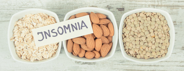 Best natural food for healthy sleep. Ingredients containing melatonin and tryptophan