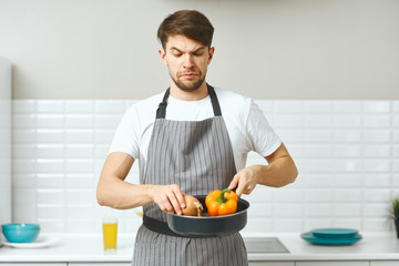 man in the kitchen