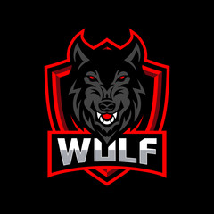 wolves esport logo vector