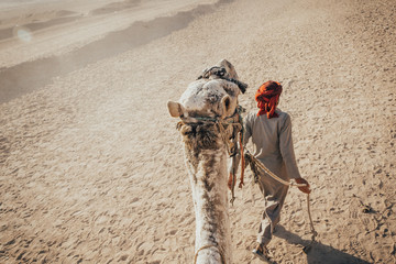 a ride on the camel
