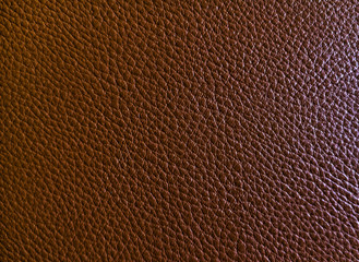 Brown leather texture closeup background