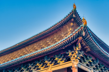 Naklejka premium A Chinese Temple