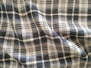 Scott chintz cloth, fabric texture background for design, Plaid gray cotton texture.