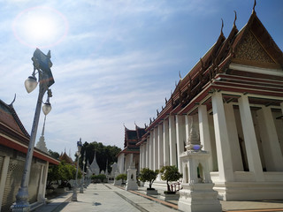 Church in Thailand temple