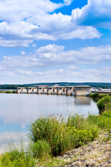 Fototapeta premium Nove Mlyny water reservoir, Palava region, South Moravia, Czech republic