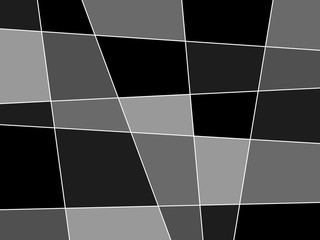 Dark tone grid : asymmetric square shape