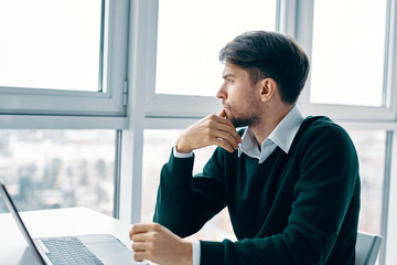 businessman talking on the phone