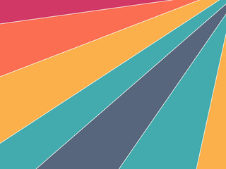 Colorful diagonal stripes