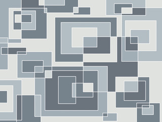 Grey tone squares overlap background