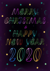 Merry Christmas. Happy New Year 2020