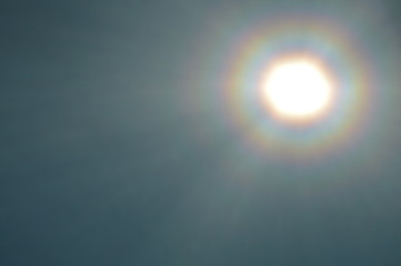 blur of fabric and sunlight