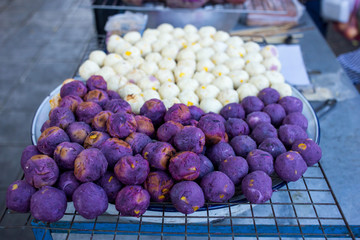 Grilled Sweet Potato (Thai Dessert)