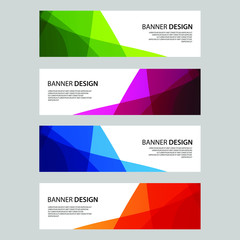 Fototapeta premium Vector Abstract design banner web template