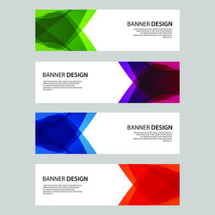 Fototapeta premium Vector Abstract design banner web template