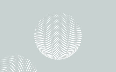 vector abstract background, white circle background