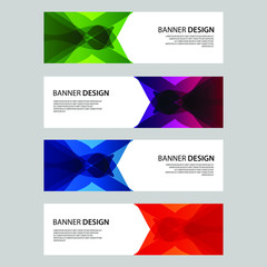 Fototapeta premium Vector Abstract design banner web template