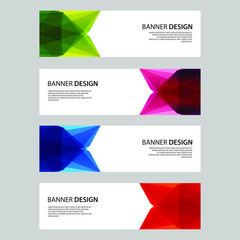 Vector Abstract design banner web template