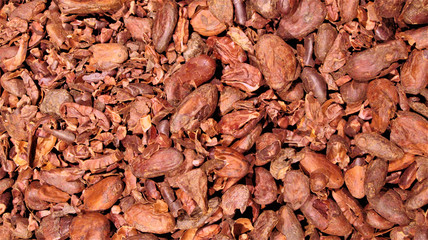 Trazas de cacao. Color marrón.
