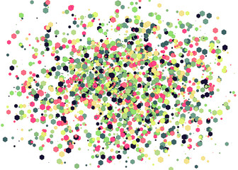 Colorful Universe Distribution Computational Generative Art background illustration