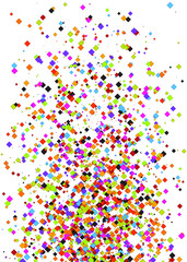 Obraz premium Colorful Universe Distribution Computational Generative Art background illustration