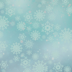 Christmas background with snowflakes