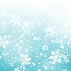 Christmas background with snowflakes