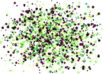 Colorful Universe Distribution Computational Generative Art background illustration