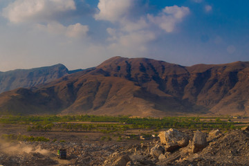 view of mountains