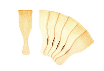 Bamboo spatula set, used for gourmet