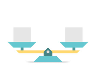 Seesaw scale, balance, equal