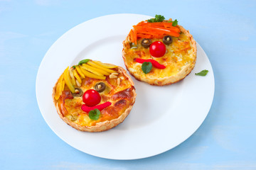 Lustige Kinder- Quiches