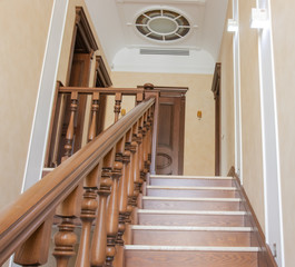 very beautiful staircase and modern interior