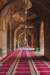 Interior of Wazir Khan Mosque