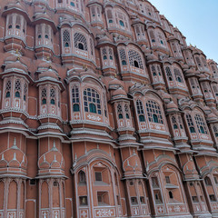 Fototapeta na wymiar a view of the front side of the hawa mahal