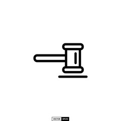 Auction icon, design inspiration vector template for interface and any purpose