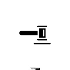 Auction icon, design inspiration vector template for interface and any purpose