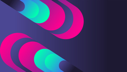 Modern cool shape neon glow gradient background template for business corporate, brochure, flyer, wallpaper, banner, presentation, advertising