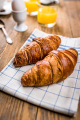 traditional french croissant
