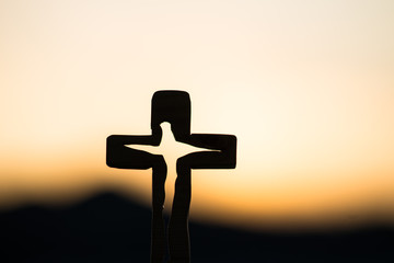 하늘,십자가,석양,노을,cross