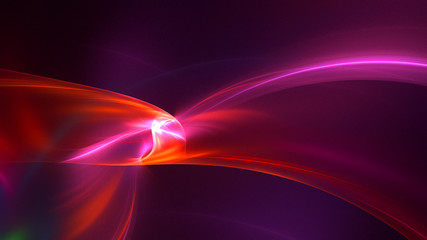 Fractal 3D rendering abstract light background