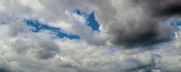 Obraz premium Blue texture summer sky Natural background.