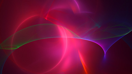 Fractal 3D rendering abstract light background