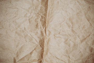 Old craft paper background, texture, copy space.