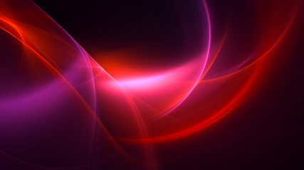 Fractal 3D rendering abstract light background