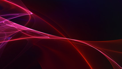 Fractal 3D rendering abstract light background