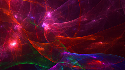Obraz premium Fractal 3D rendering abstract light background